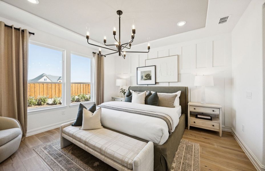 Furnished interior view inside a new home in Del Webb at Trinity Falls, McKinney (Image 12). Furnished interior view inside a new home in Del Webb at Trinity Falls, McKinney (Image 12).