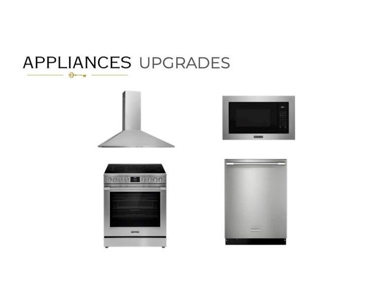 Upgraded Stainless Steel Appliance Package