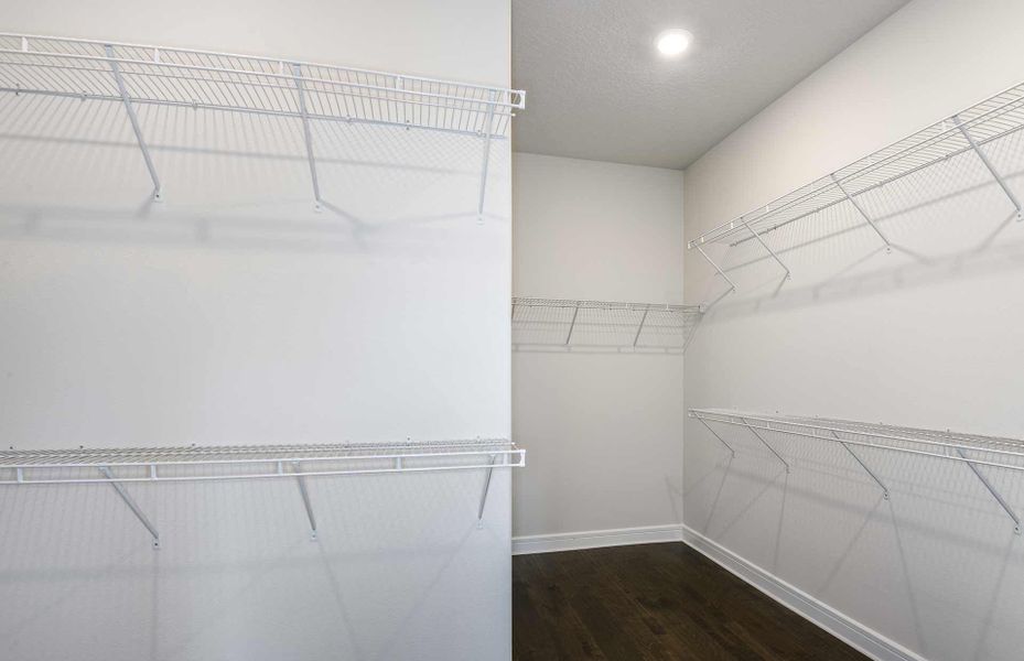 Owner's Walk-In Closet Conveniently located