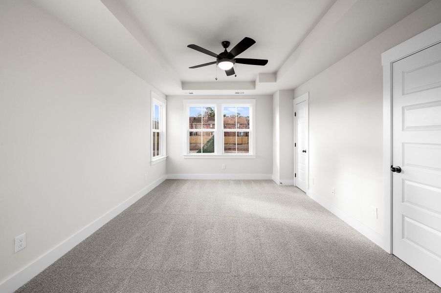 Photo is of a similar home