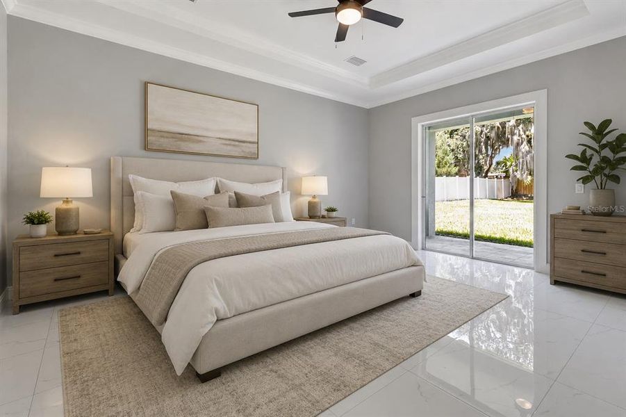 Furnished interior view inside a new home in , Leesburg (Image 14).