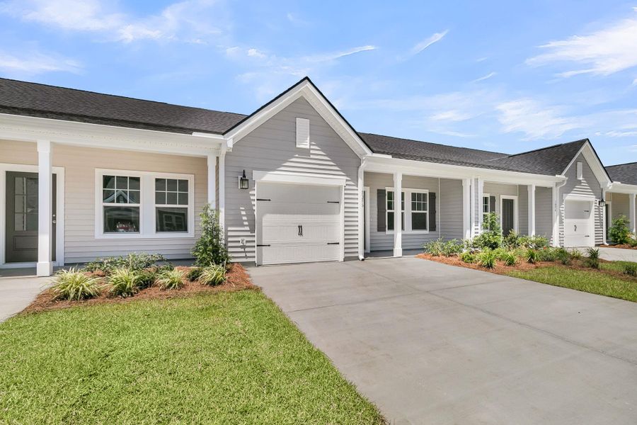 Front exterior of a new home in , Summerville, SC, highlighting curb appeal (Image 2). Front exterior of a new home in , Summerville, SC, highlighting curb appeal (Image 2).