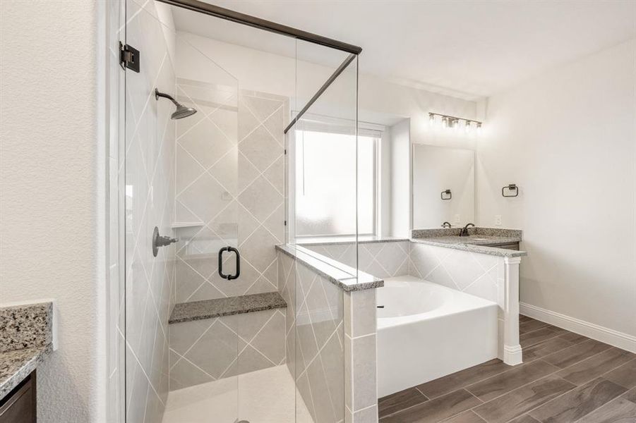 Furnished interior view inside a new home in The Oaks, Red Oak (Image 11). Furnished interior view inside a new home in The Oaks, Red Oak (Image 11).