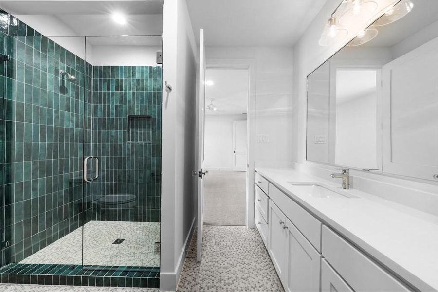 Furnished interior view inside a new home in , Dallas (Image 7).