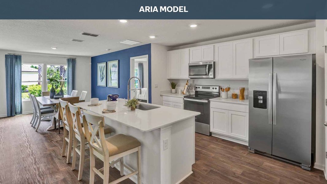 Representative furnished interior of a home built from the Aria by D.R. Horton in Sawmill Branch Express, Palm Coast (Image 6).