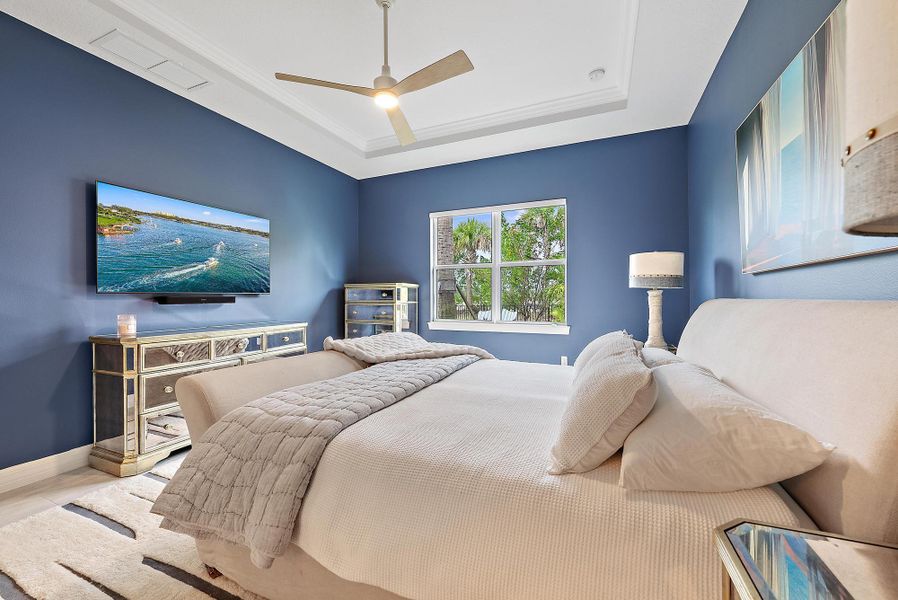 Furnished interior view inside a new home in Avondale at Avenir, Palm Beach Gardens (Image 24).