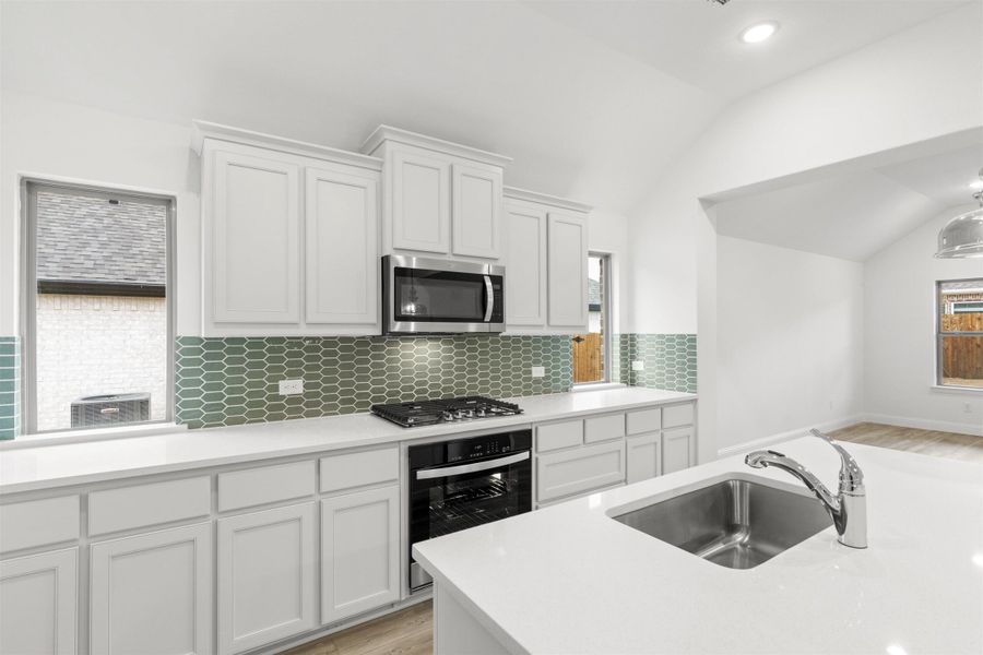 Furnished interior view inside a new home in Creekview Meadows, Pilot Point (Image 7).