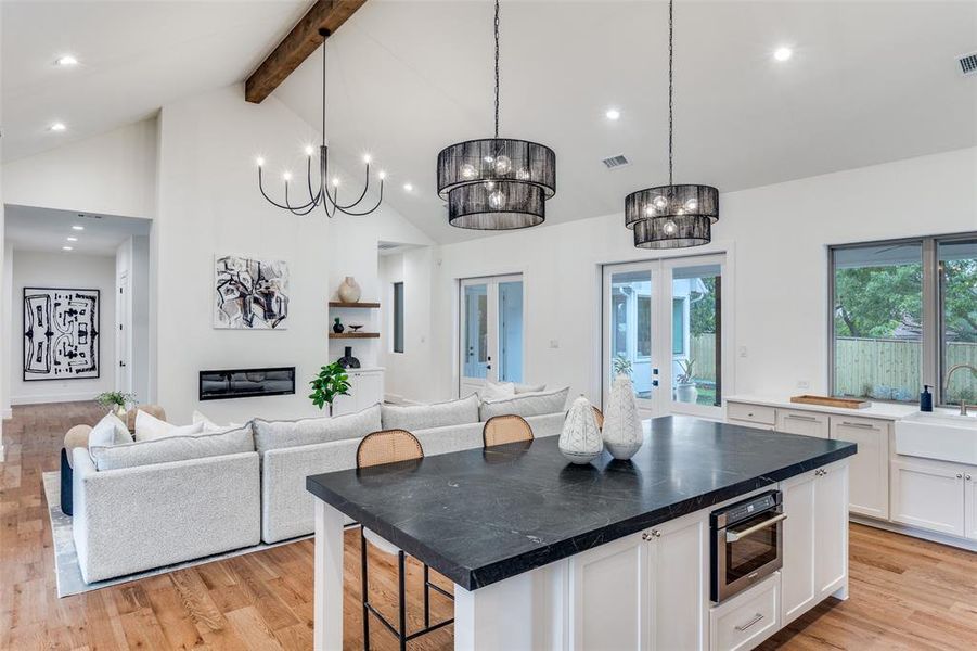 Furnished interior view inside a new home in , Dallas (Image 12). Furnished interior view inside a new home in , Dallas (Image 12).