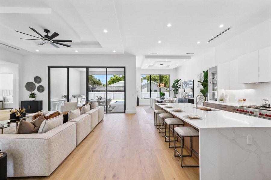 Furnished interior view inside a new home in , Boca Raton (Image 11). Furnished interior view inside a new home in , Boca Raton (Image 11).