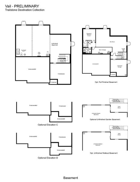 2D floor plan layout of this home in Trailstone, Arvada, CO (Image 4).