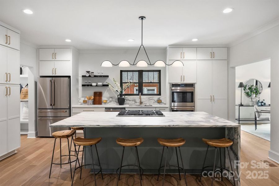 Furnished interior view inside a new home in , Charlotte (Image 14).