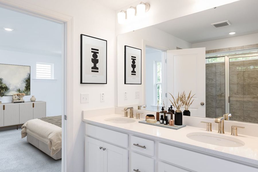 Furnished interior view inside a new home in Camden, Angier (Image 11).