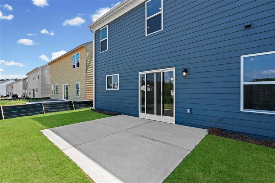 Exterior details and patio area of a home in Twin Lakes, Hoschton (Image 21). Exterior details and patio area of a home in Twin Lakes, Hoschton (Image 21).