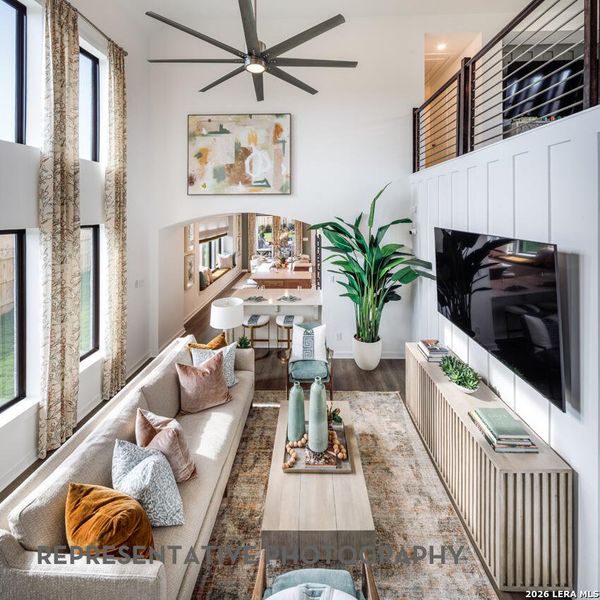 Furnished interior view inside a new home in Sunflower Ridge, New Braunfels (Image 24).