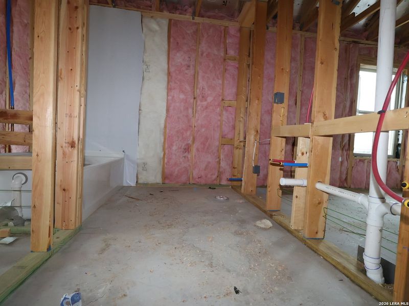 In-progress construction of a new home in Winding Brook, San Antonio, TX (Image 22).