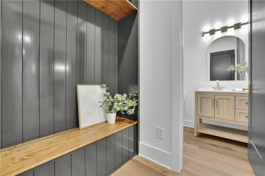 Furnished interior view inside a new home in , Canton (Image 48).