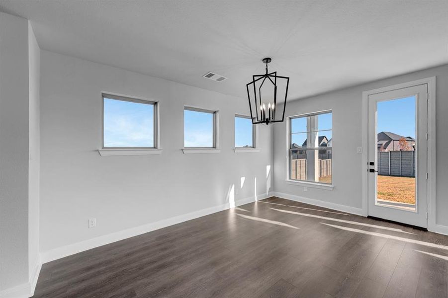 Spacious, unfurnished interior of a new home in Treeline, Justin (Image 33).