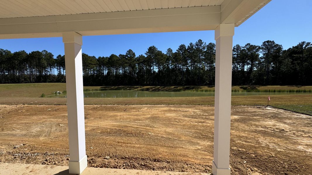 Exterior details and patio area of a home in Watson Hill, Summerville (Image 6). Exterior details and patio area of a home in Watson Hill, Summerville (Image 6).