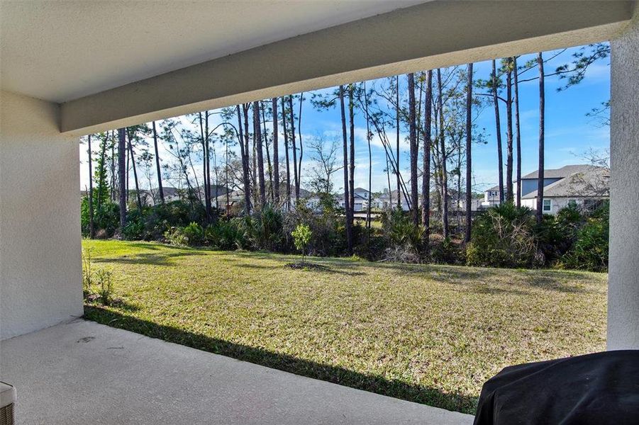Exterior details and patio area of a home in Legends Preserve - Reserve Series, Daytona Beach (Image 4).