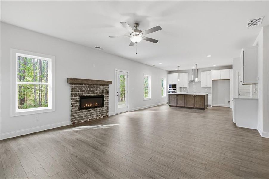 Spacious, unfurnished interior of a new home in Palm Springs Manor Create Homes, Ellenwood (Image 38). Spacious, unfurnished interior of a new home in Palm Springs Manor Create Homes, Ellenwood (Image 38).