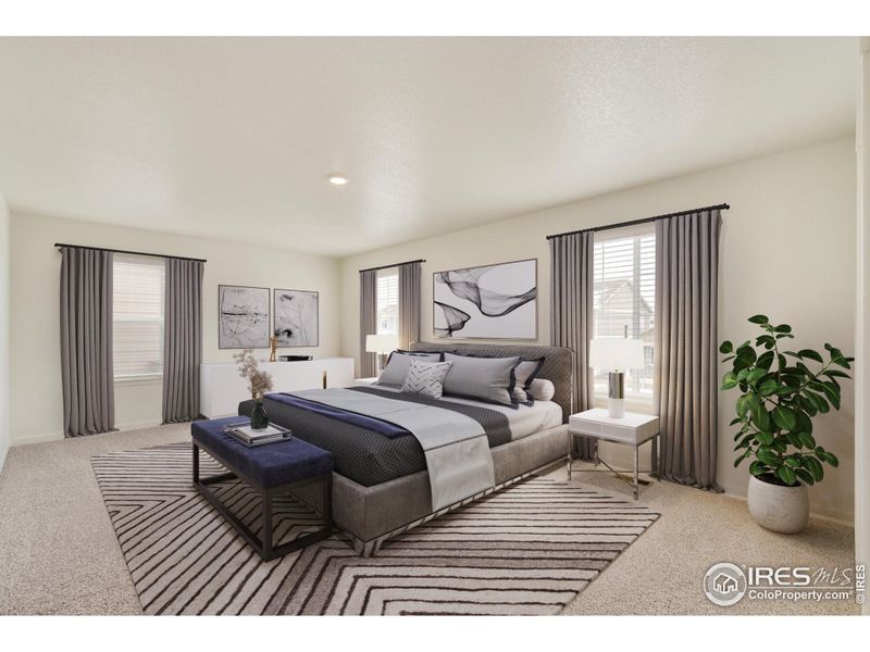 Furnished interior view inside a new home in Vantage, Berthoud (Image 4).