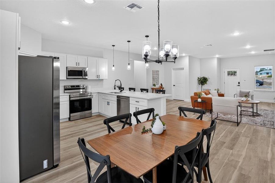 Furnished interior view inside a new home in , Ocala (Image 7).