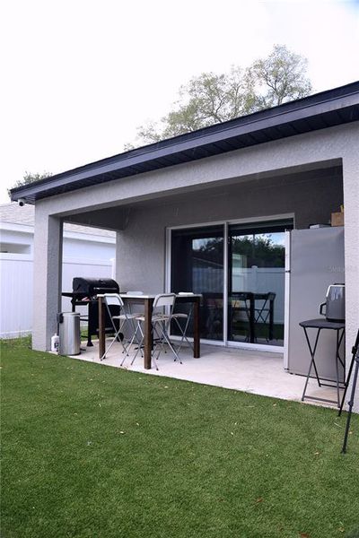 Exterior details and patio area of a home in , Sanford (Image 31). Exterior details and patio area of a home in , Sanford (Image 31).