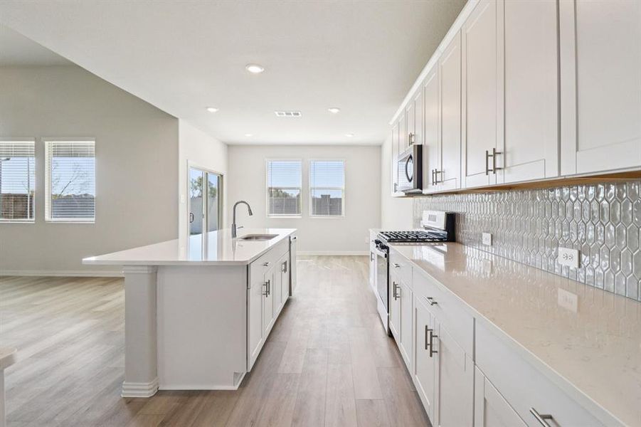Furnished interior view inside a new home in Lakehaven - Premier Series, Farmersville (Image 11).