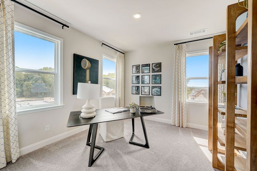 Furnished interior view inside a new home in Nichols Farm, Dacula (Image 46).