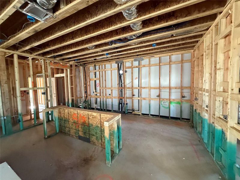 In-progress construction of a new home in The Cottages at La Cima, San Marcos, TX (Image 21).