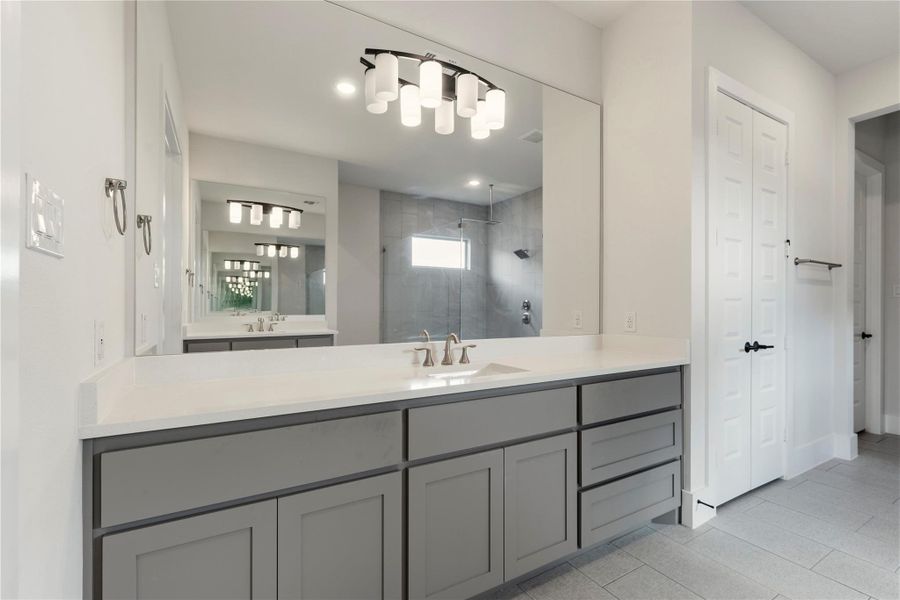 Furnished interior view inside a new home in , Cypress (Image 36).