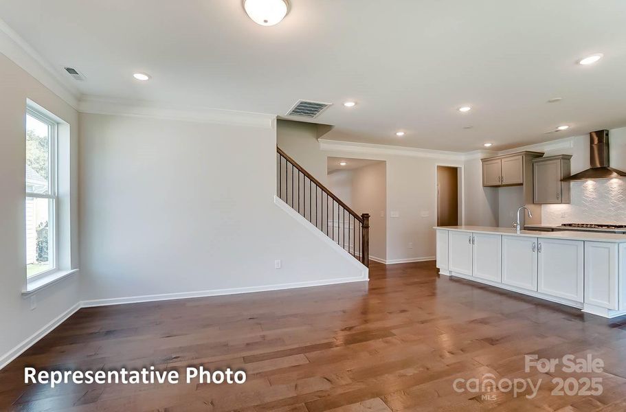 Spacious, unfurnished interior of a new home in Villas at Prestwick, Mooresville (Image 14).