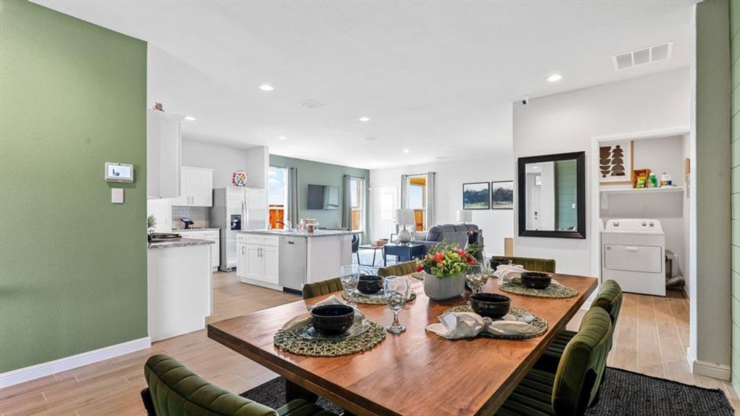Furnished interior view inside a new home in Terra Trace, Fort Worth (Image 19).