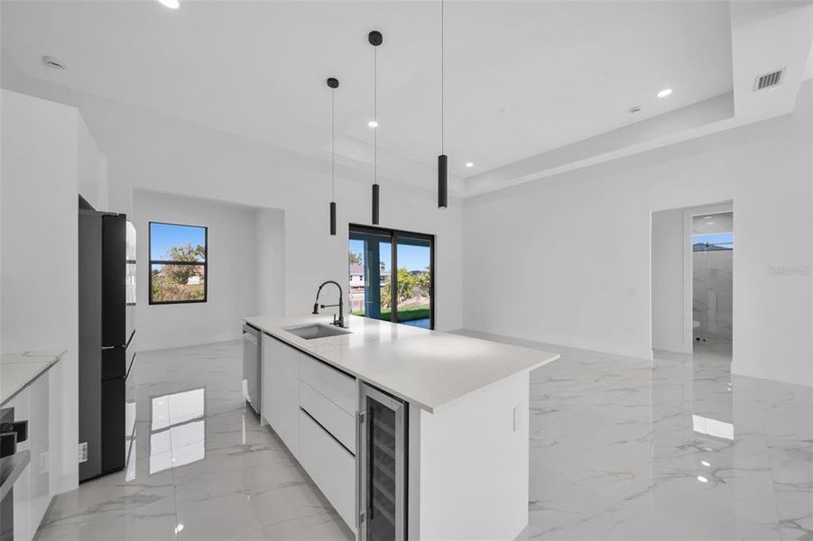 Furnished interior view inside a new home in , Cape Coral (Image 13). Furnished interior view inside a new home in , Cape Coral (Image 13).