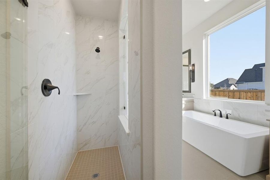 Furnished interior view inside a new home in Star Trail, Prosper (Image 14).