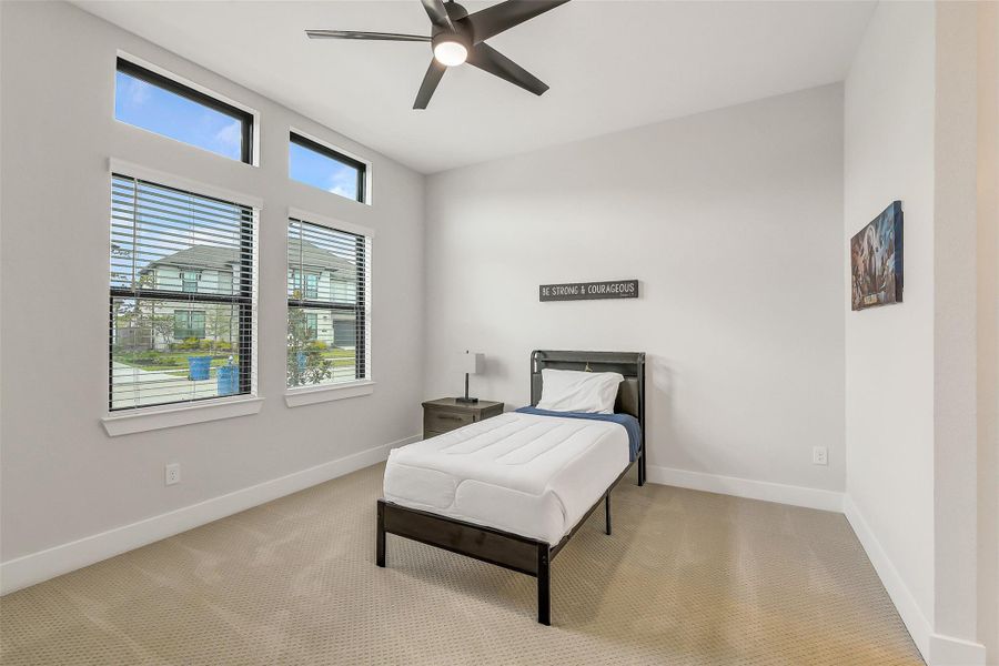 Furnished interior view inside a new home in Bridgeland 45', 50', 70', Cypress (Image 7). Furnished interior view inside a new home in Bridgeland 45', 50', 70', Cypress (Image 7).