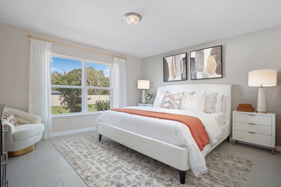 Representative furnished interior of a home built from the 1541 by KB Home in Chelsea Square, Eustis (Image 6).