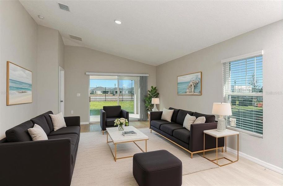 Furnished interior view inside a new home in , Haines City (Image 5).