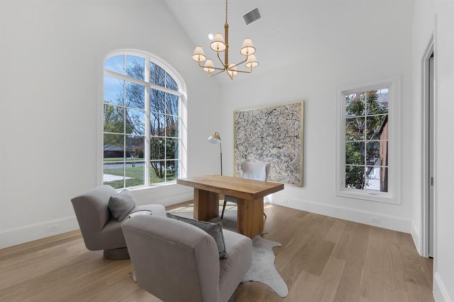 Furnished interior view inside a new home in , Dallas (Image 13). Furnished interior view inside a new home in , Dallas (Image 13).