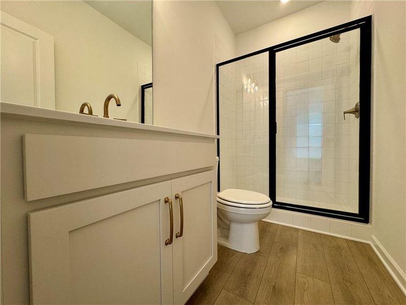 Furnished interior view inside a new home in Eastlyn Crossing, Flowery Branch (Image 9).