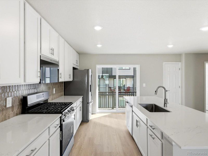 Furnished interior view inside a new home in Three Hills, Morrison (Image 10).