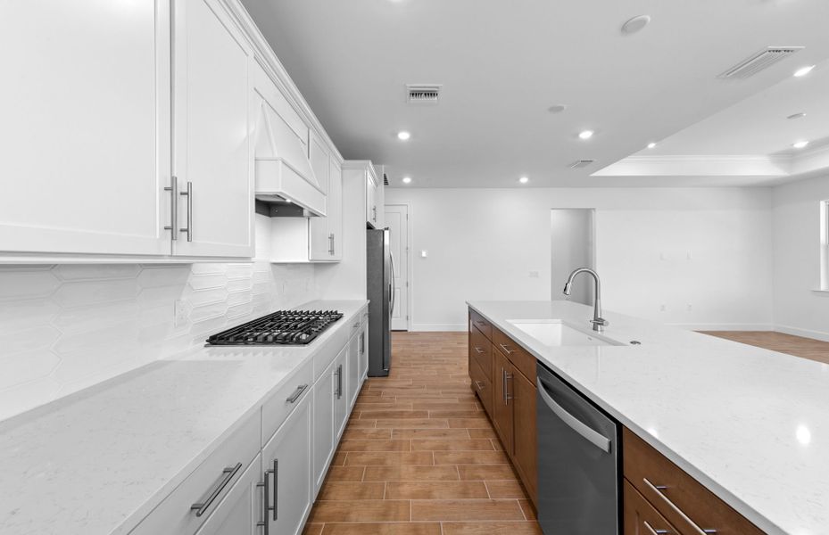 Smart layout and quality finishes in this spacious kitchen