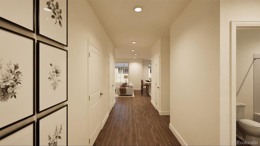 Furnished interior view inside a new home in , Aurora (Image 6).