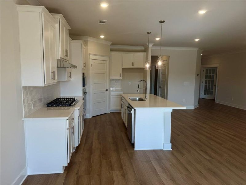 Furnished interior view inside a new home in Ponderosa Farms Estates, Gainesville (Image 8).