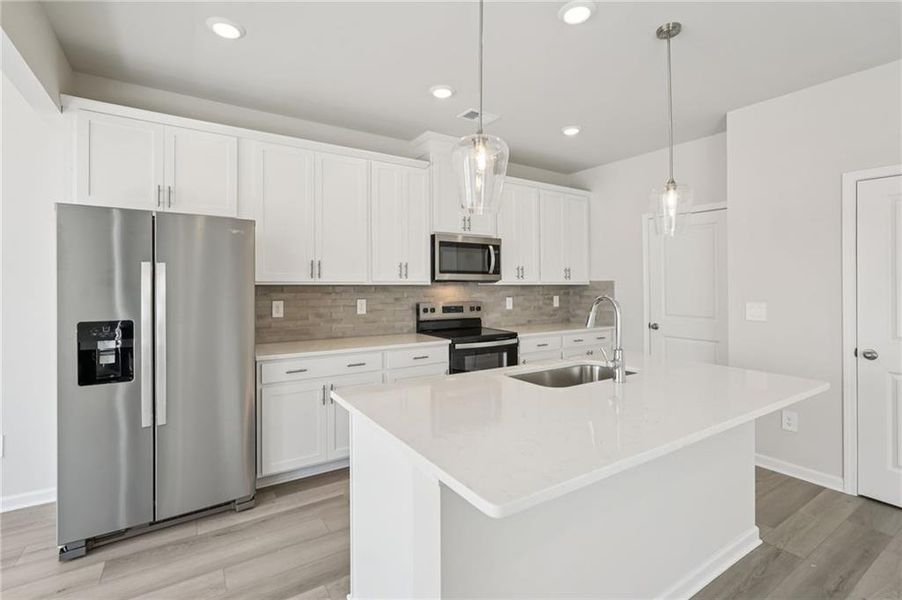 Furnished interior view inside a new home in Hawthorne Station, College Park (Image 11).