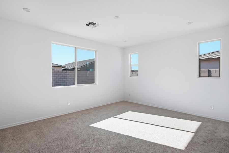 Spacious, unfurnished interior of a new home in Marbella at Windrose, Waddell (Image 25). Spacious, unfurnished interior of a new home in Marbella at Windrose, Waddell (Image 25).