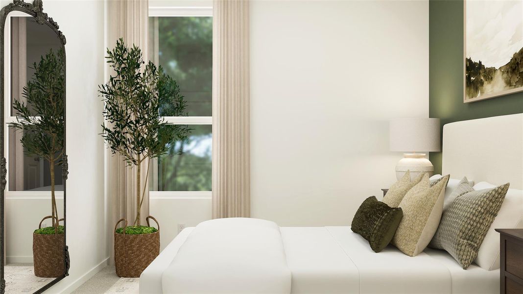 Furnished interior view inside a new home in Meadowlark Preserve, Pflugerville (Image 6).