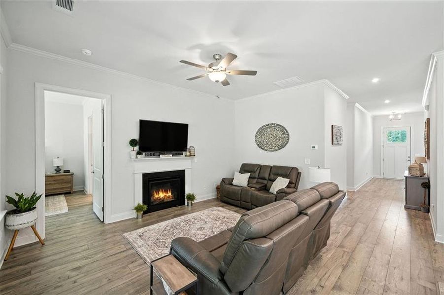 Furnished interior view inside a new home in , Ellijay (Image 9).