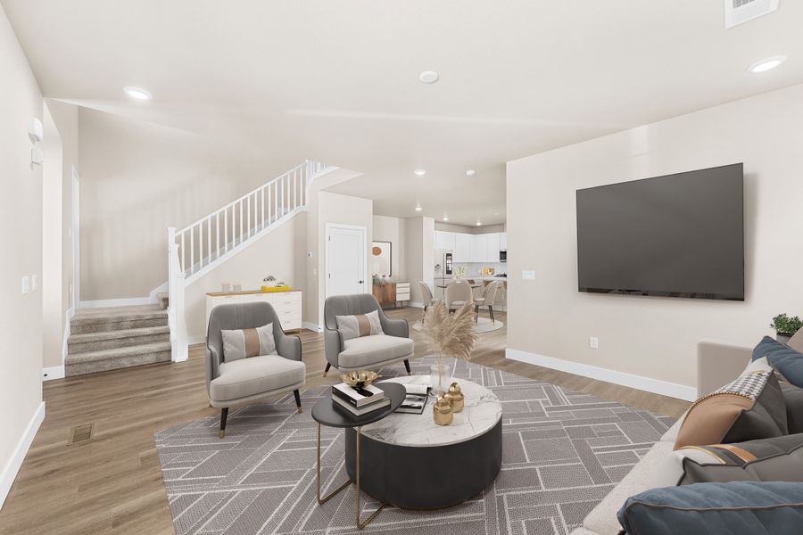 Representative furnished interior of a home built from the 2 by Trumark Homes in Trumark Homes at Sterling Ranch, Littleton (Image 6).
