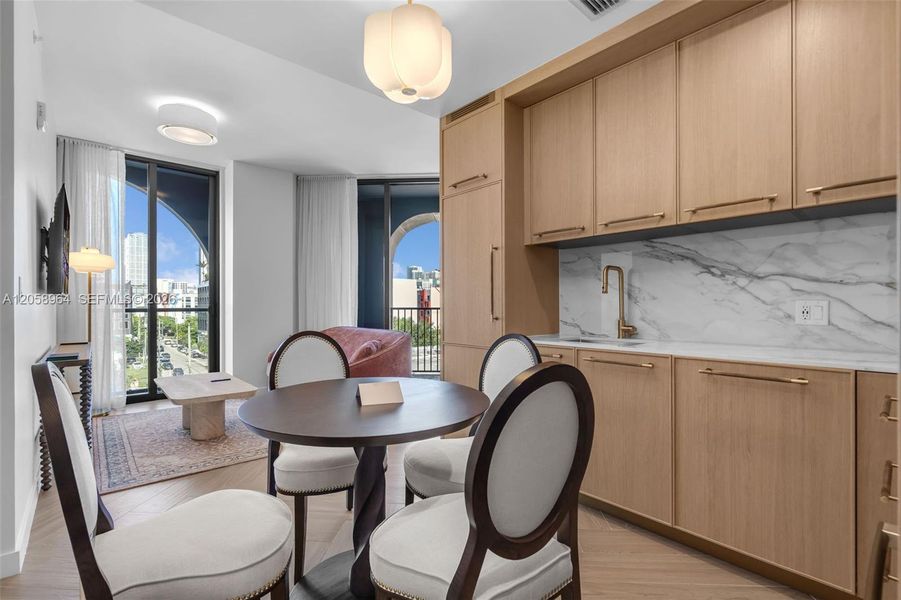 Furnished interior view inside a new home in , Miami (Image 6). Furnished interior view inside a new home in , Miami (Image 6).